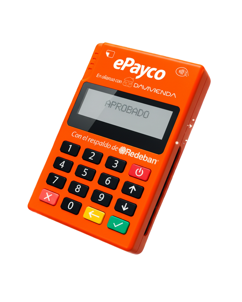 Datáfono ePayco | Recibe pagos presenciales fácil y seguro